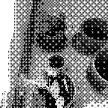 Capuchina with one flower and another without any